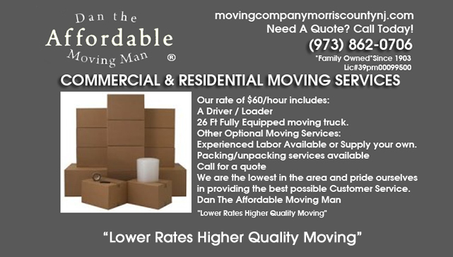 Movers In Morristown New Jersey